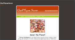 Desktop Screenshot of chefthymesavor.com